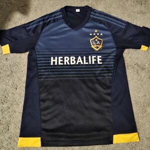 LA Galaxy Addidas Herbalife XL Soccer Football Jersey